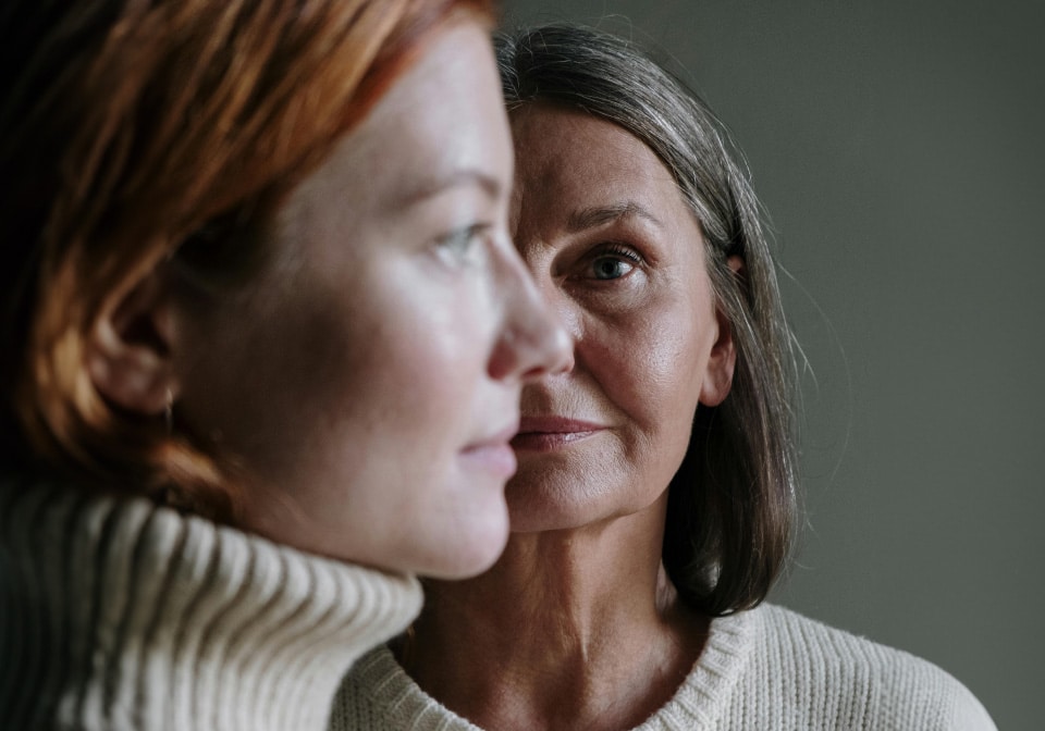 Portrett av kvinne i overgangsalder