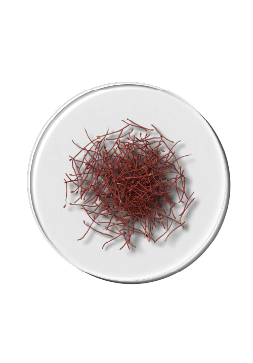 Safranekstrakt bidrar til å forbedre humøret, redusere stress og støtte emosjonell velvære, en essensiell ingrediens i Luxious kosttilskudd.